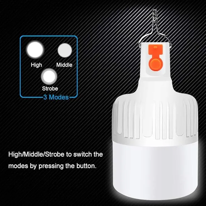 2 Pack LED Camping Lantern Rechargeable,3 Mode 2000 Lumens Camping Lights ,Must Have During Hurricanes, Emergencies, Storms, Outages