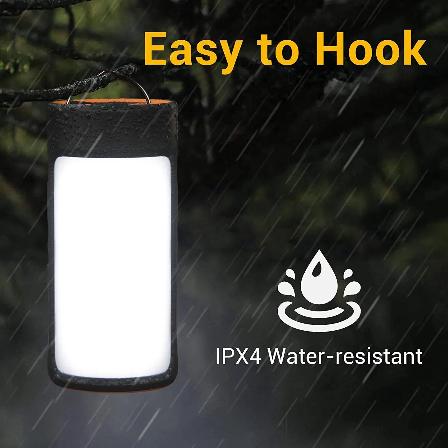2-Pack: Rechargeable LED Camping Lantern
