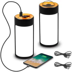 2-Pack: Rechargeable LED Camping Lantern