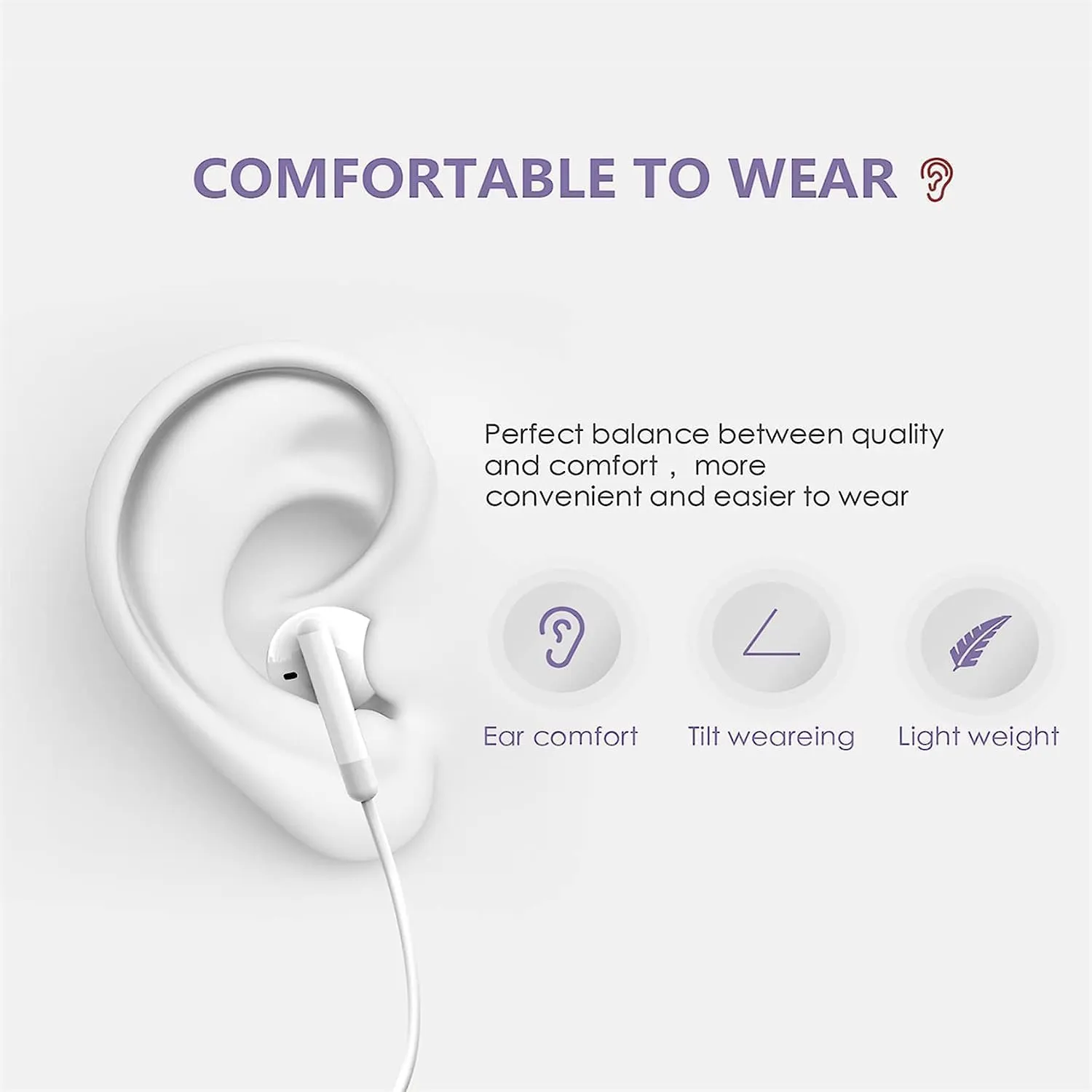 2 Pack-USB C Headphones for iPhone 16/15 Pro Max Plus Type C Earbuds Wired Earphones with Mic & Remote Control Noise Cancelling for iPhone 16/15 Pro, iPad Pro, Galaxy S23/S22/S21/Ultra Note 10/20