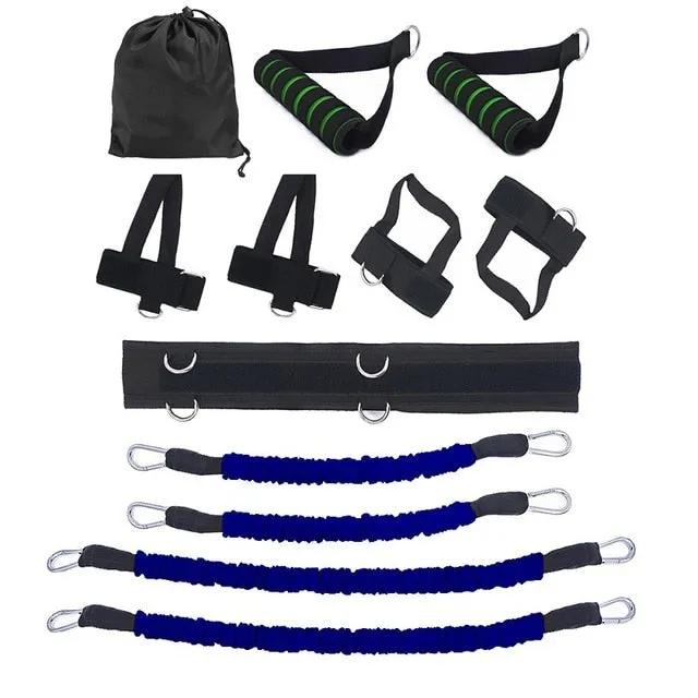 25LBC Body Band Exercise Belt For Jump Training Leg Workout Boxing Fitness Exercise Bouncing trainer for Men and Women