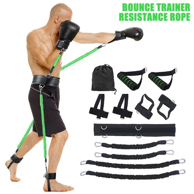 25LBC Body Band Exercise Belt For Jump Training Leg Workout Boxing Fitness Exercise Bouncing trainer for Men and Women