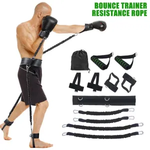 25LBC Body Band Exercise Belt For Jump Training Leg Workout Boxing Fitness Exercise Bouncing trainer for Men and Women