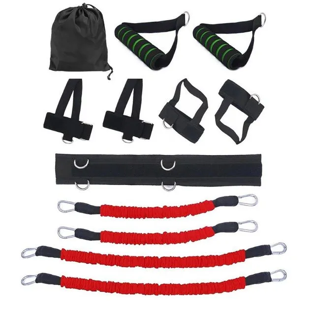 25LBC Body Band Exercise Belt For Jump Training Leg Workout Boxing Fitness Exercise Bouncing trainer for Men and Women