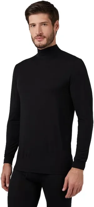 32 Degrees Heat Men's Lightweight Baselayer Mock Top | Form Fitting | Long Sleeve |4-Way Stretch | Thermal