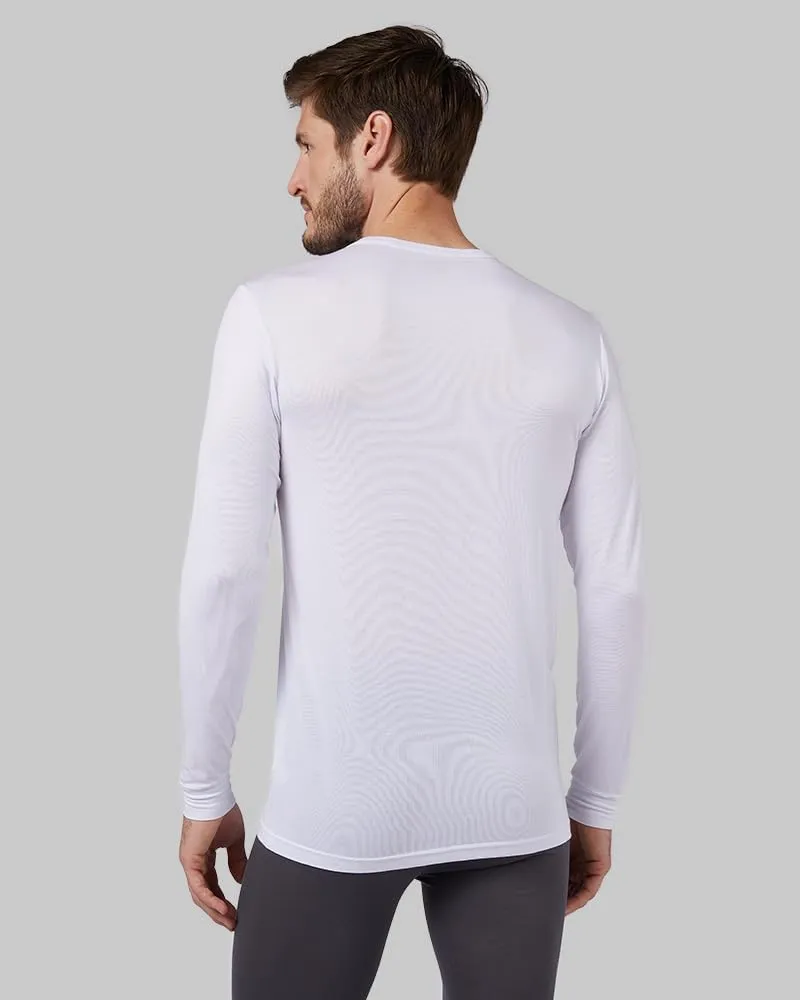 32 Degrees Heat Men's Lightweight Crew Baselayer Top | Form Fitting | Long Sleeve| 4-Way Stretch | Thermal
