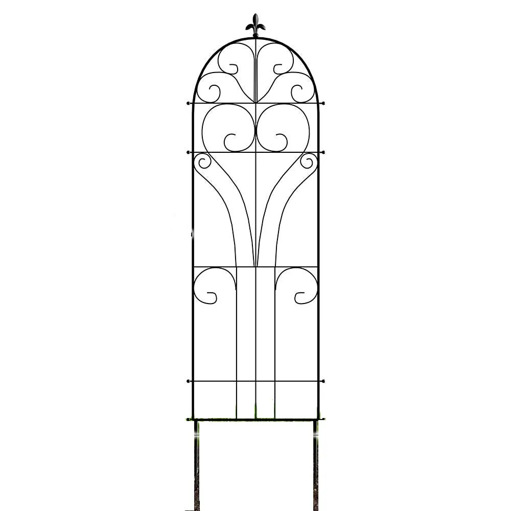 Amagabeli 6 Pack Large Garden Trellis 71” x 19” Rustproof Black Iron Plants Trellis Model No. ET039