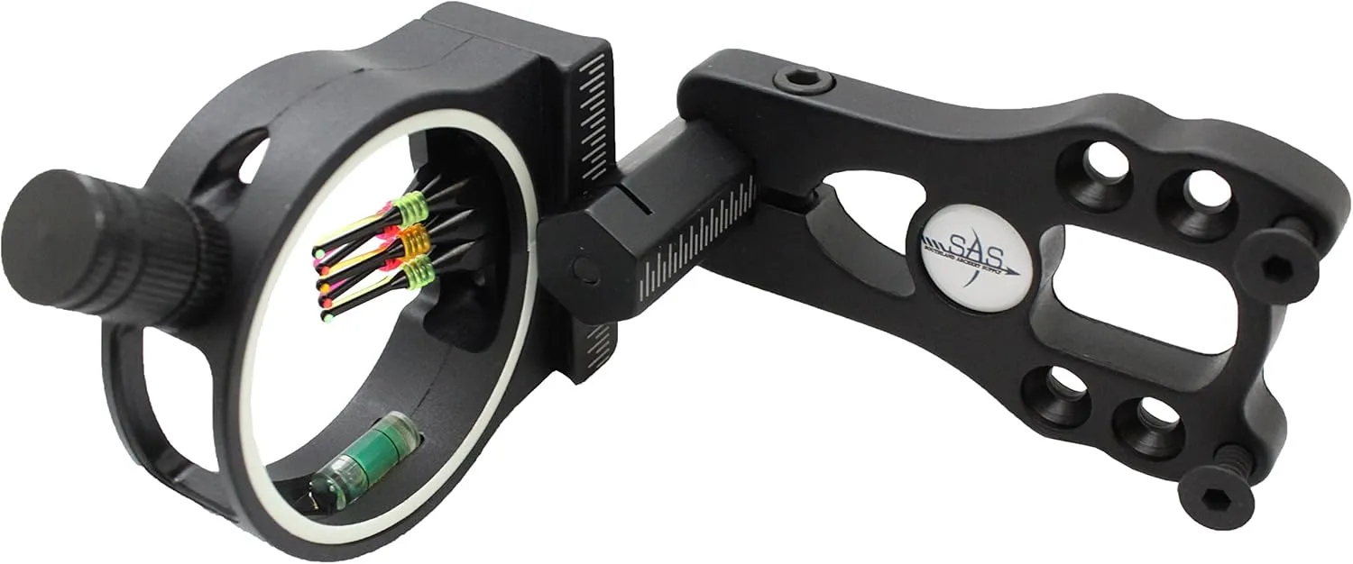 Archery Essential Accessory Upgrade Combo 5-pin Bow Sight, Arrow Rest, Stabilizer, Braided Bow Sling, Peep Sight