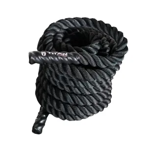 Black Poly Dacron Battle Ropes