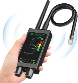 Bug Detector, Hidden Camera Detectors ,Anti Spy Detector ,RF Detector, GPS Detector anti Tracking Strong Magnetic Detector for GPS Tracker Listening Device Hidden Camera Finder in Office, Car, Meeting