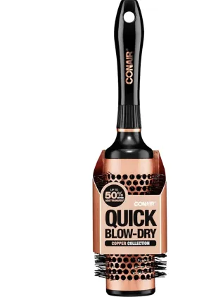 Conair� Quick� Blow-Dry Thermal Square Hairbrush