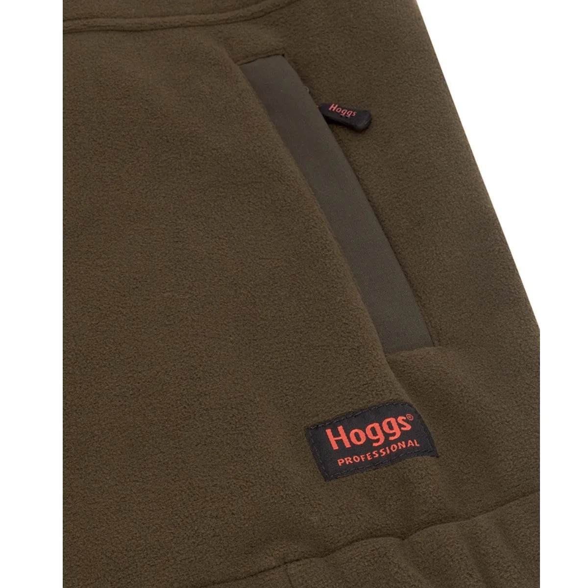 Hoggs of Fife Green King II 1/4 Zip Bonded Fleece