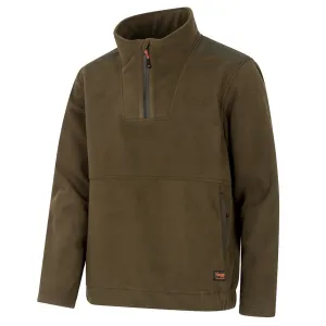 Hoggs of Fife Green King II 1/4 Zip Bonded Fleece
