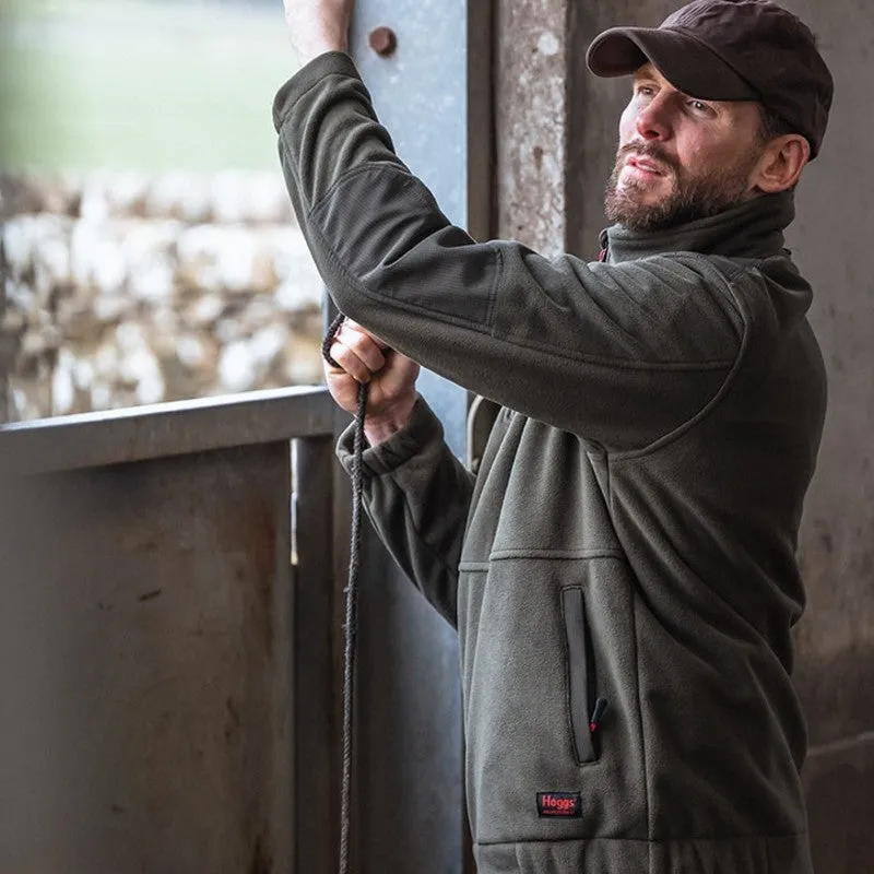 Hoggs of Fife Green King II 1/4 Zip Bonded Fleece