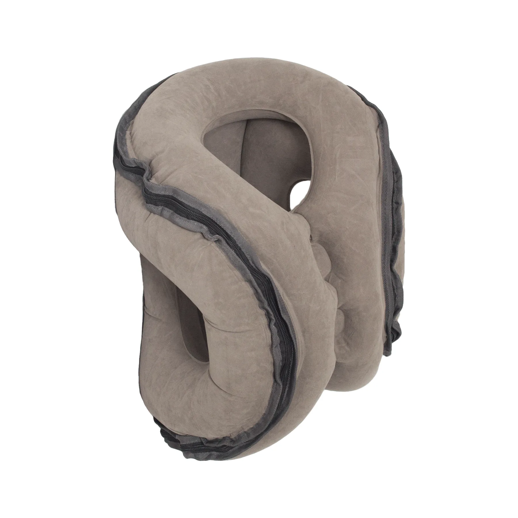 Iconix Multi-functional Inflatable Travel Pillow with Zip