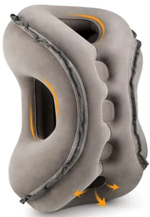 Iconix Multi-functional Inflatable Travel Pillow with Zip