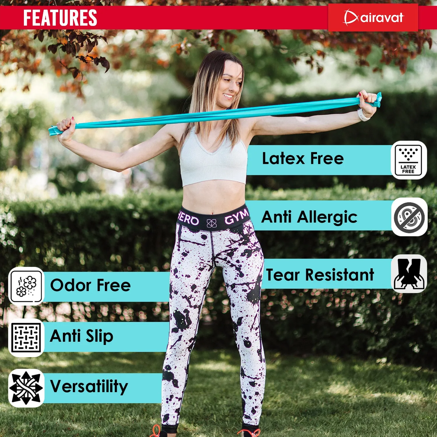 LATEX FREE RESISTANCE BAND 4518 (LEVEL 2)