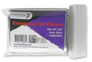 Lightning X Emergency Mylar Space Blanket