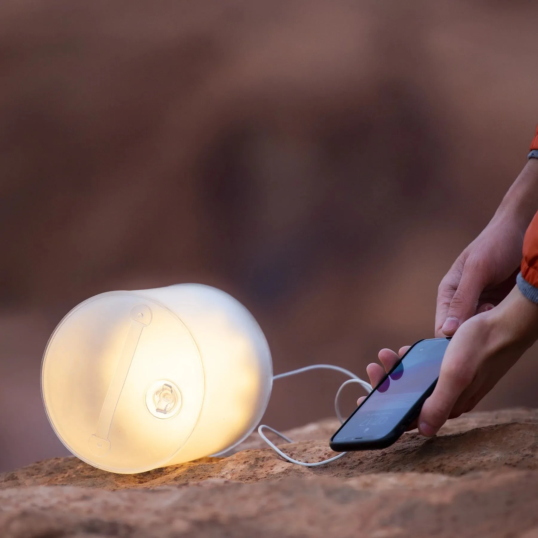 Luci Base Light Inflatable Solar Light With Phone charger