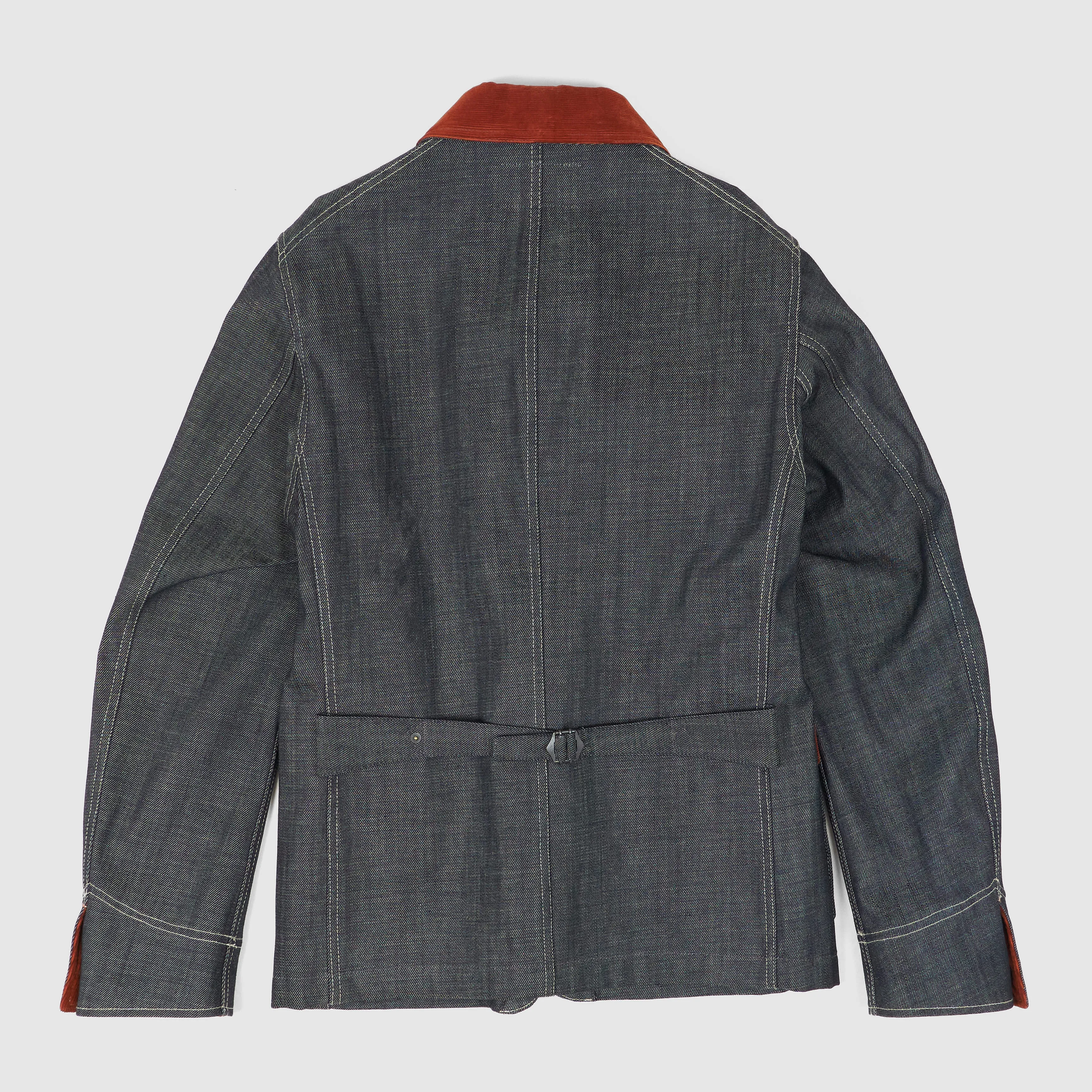Nanamica Gore-Tex® Wind Stopper® Denim Jacket with Corduroy Elements