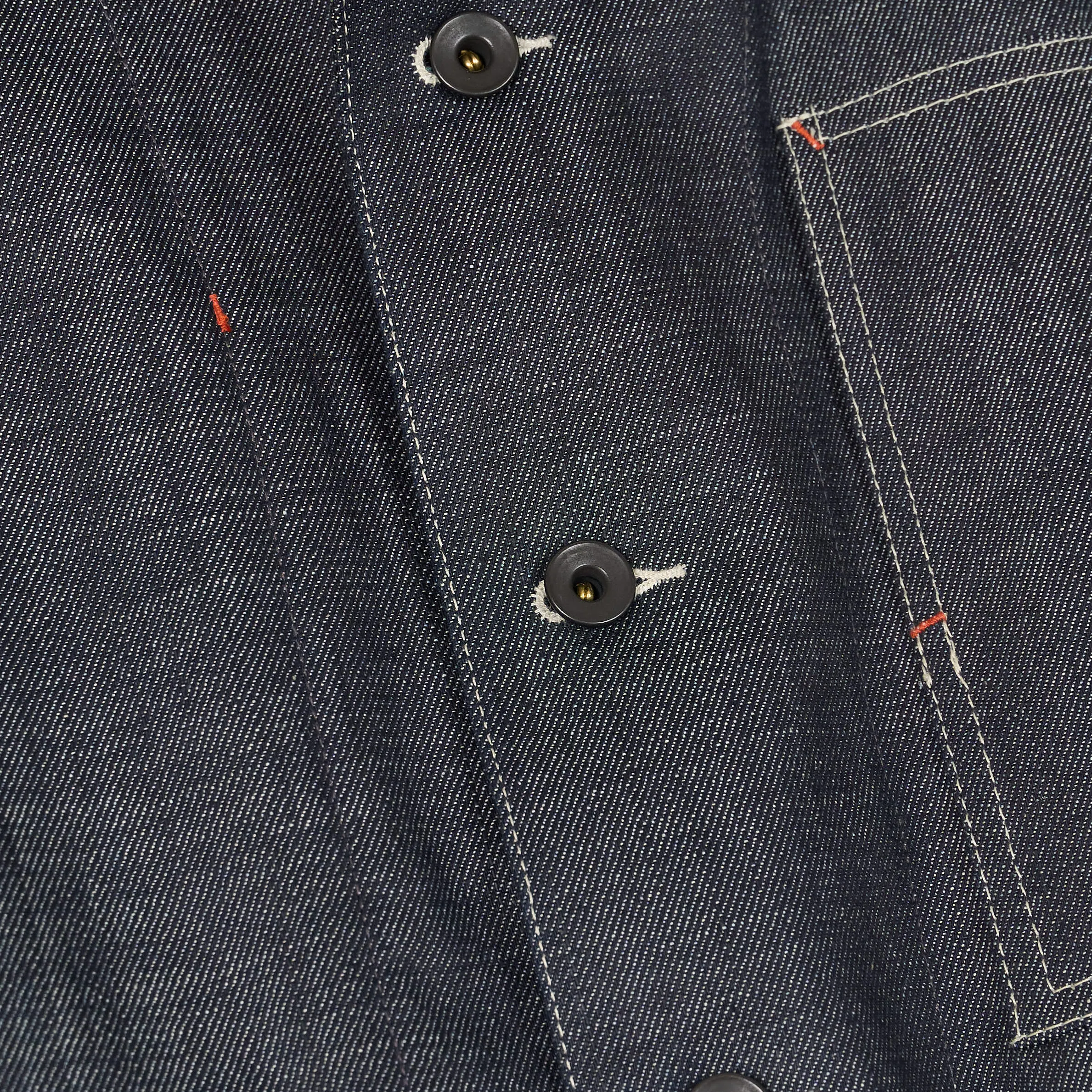 Nanamica Gore-Tex® Wind Stopper® Denim Jacket with Corduroy Elements