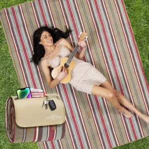 Picnic Blanket Meadow Stripe