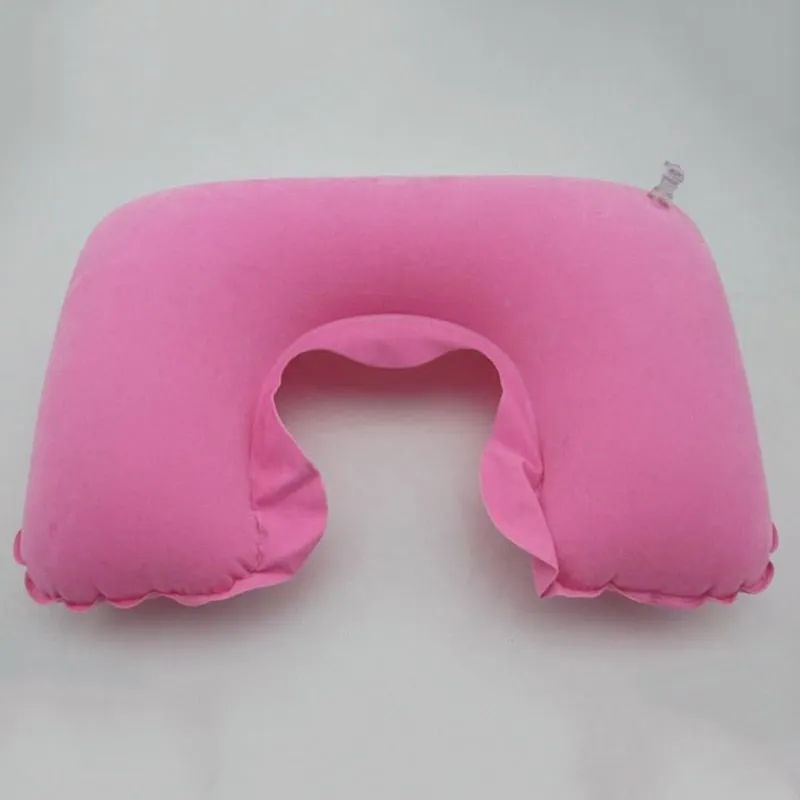 Portable Inflatable U-shape Neck Pillow  for Travel