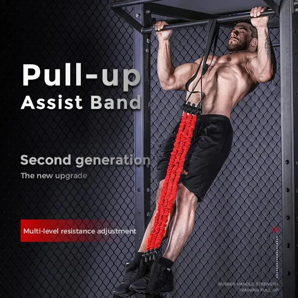 Pull-Up Assist Resistance Bands – Elastic Chin-Up Support for Gym & Arm Training