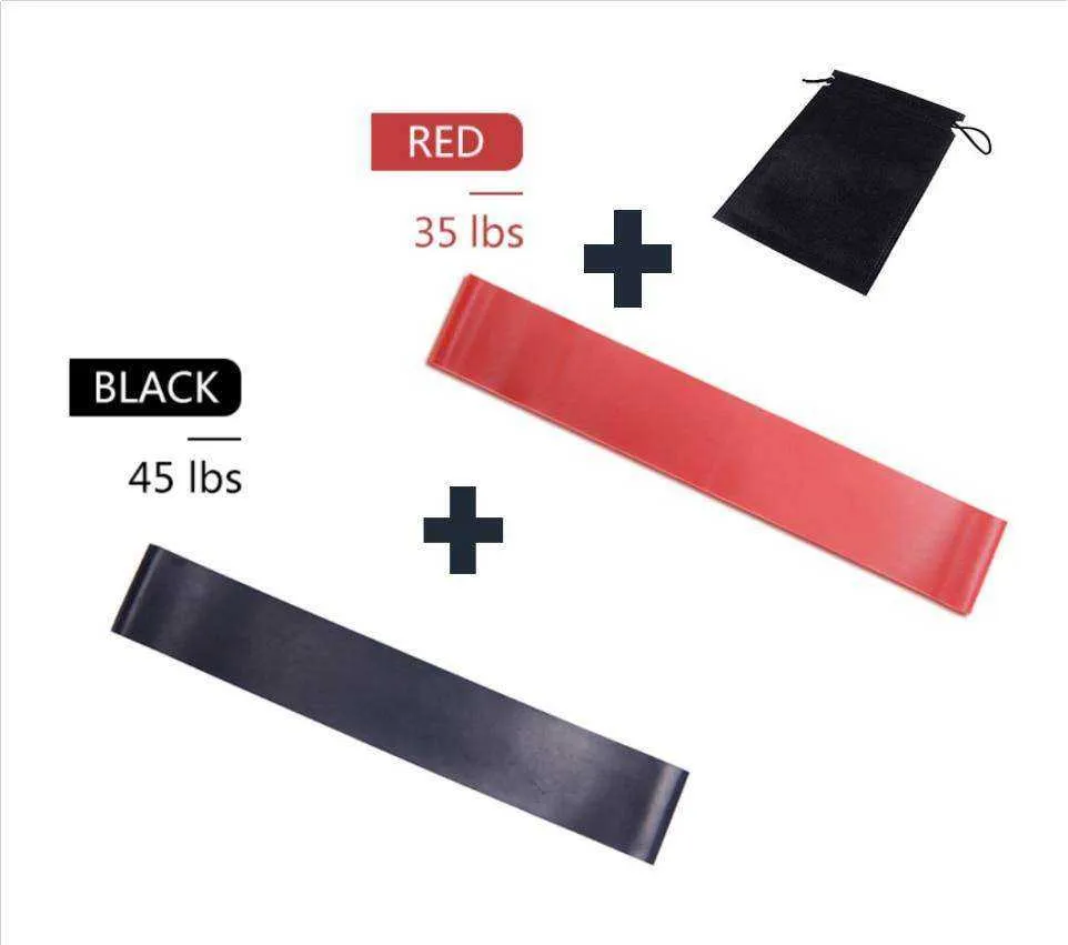 Resistance Elastic Fitness Bands Yoga Exercise Rubber Workout