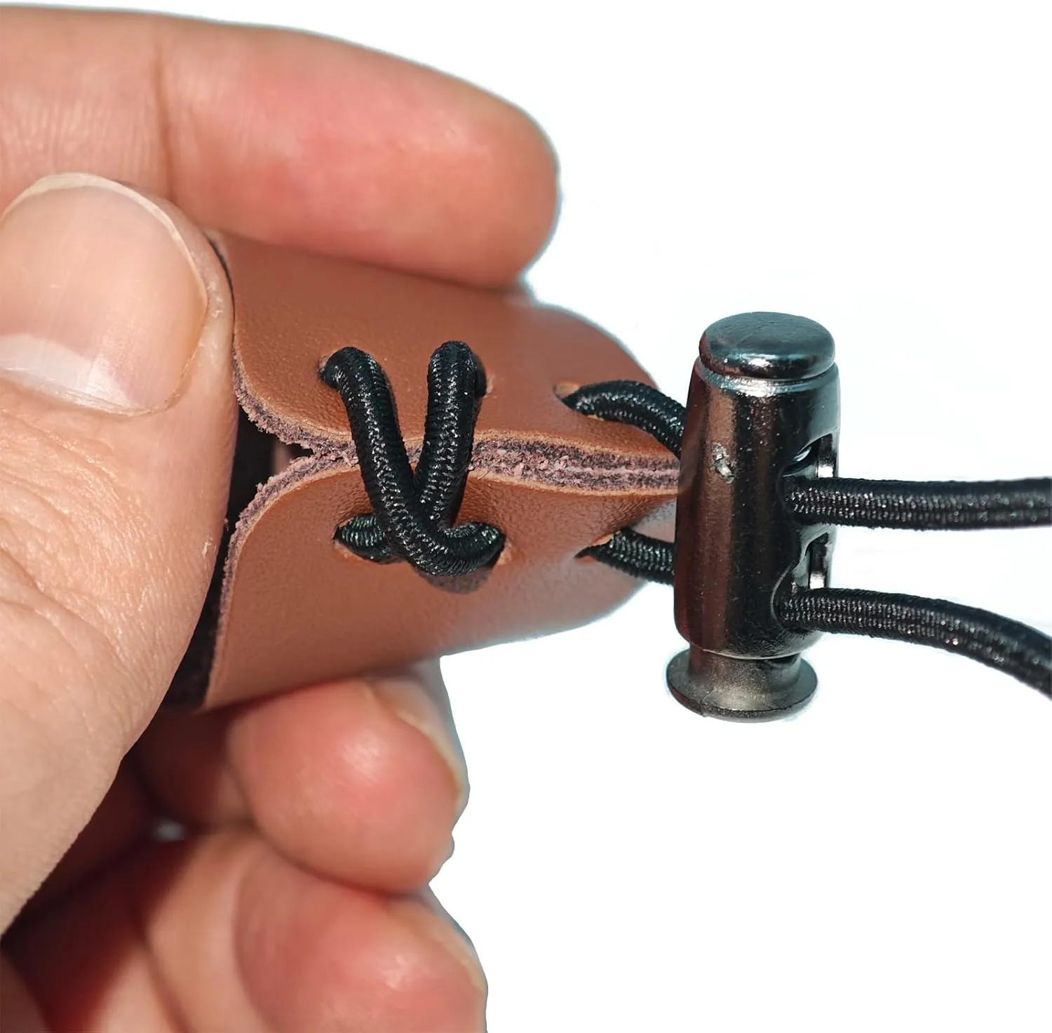 Soft Leather Archery Thumb Ring Thumb Thumb Guard for Traditional Bow Thumb Protector Guard for Mongolian Reurve Bow Finger Tab Shooting Glove