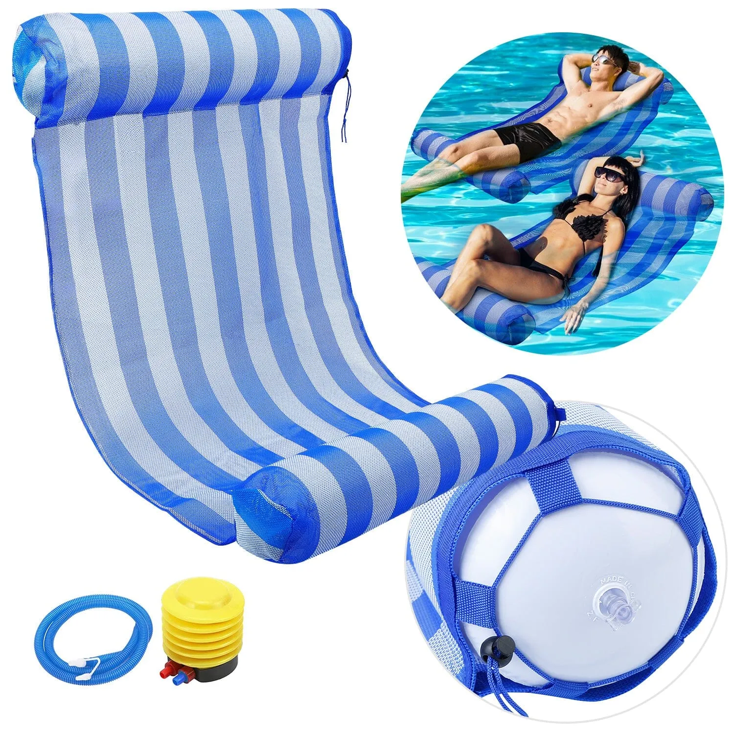 Swimming Pool Float Hammock Inflatable
