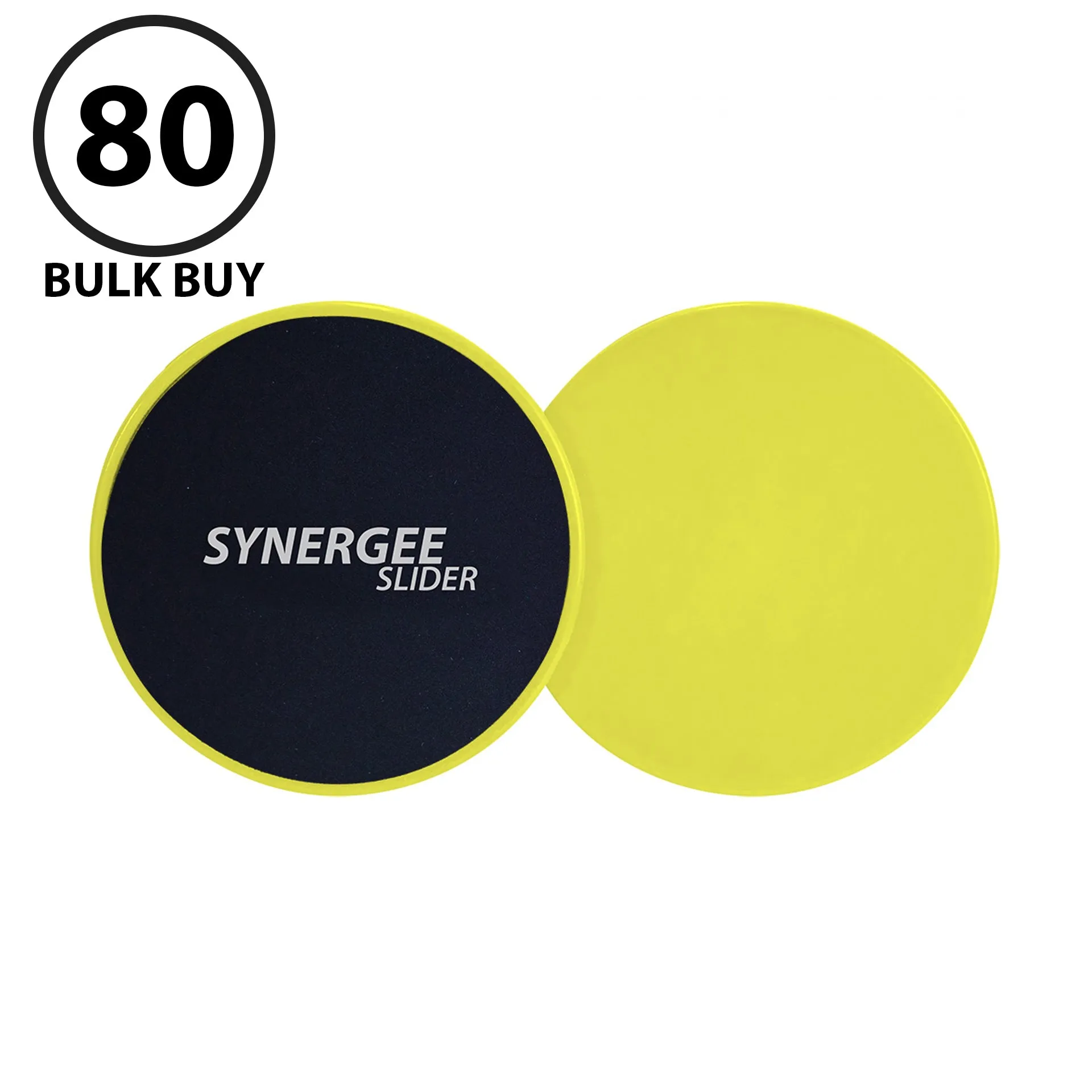 Synergee Yellow Core Sliders - 80 Unit Bulk Buy