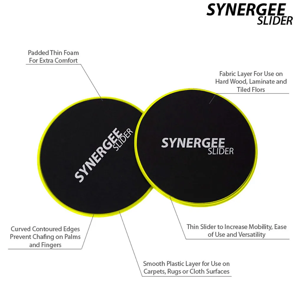 Synergee Yellow Core Sliders - 80 Unit Bulk Buy