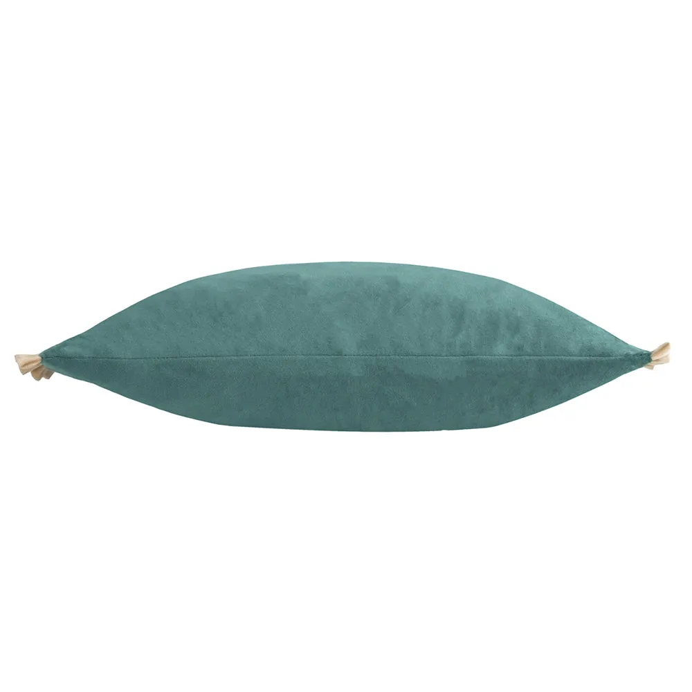 Tilly Velvet Reversible Cushion Duck Egg/Pumice