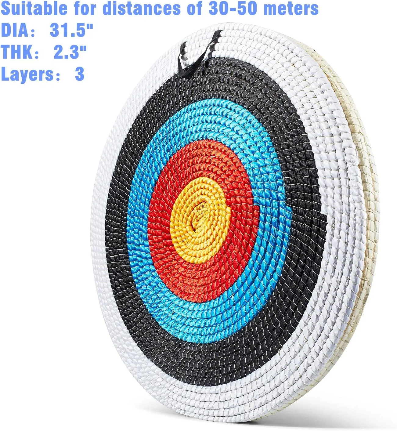 Traditional Hand-Made Straw Archery Target,Arrow Target for Recurve Bow Longbow or Compound Bow