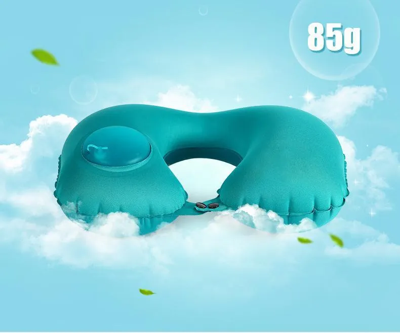 U-Shaped Inflatable Travel Pillow