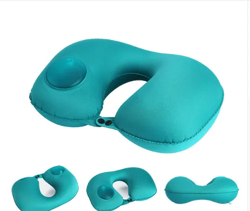 U-Shaped Inflatable Travel Pillow