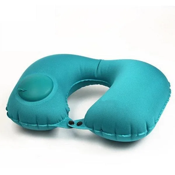 U-Shaped Inflatable Travel Pillow