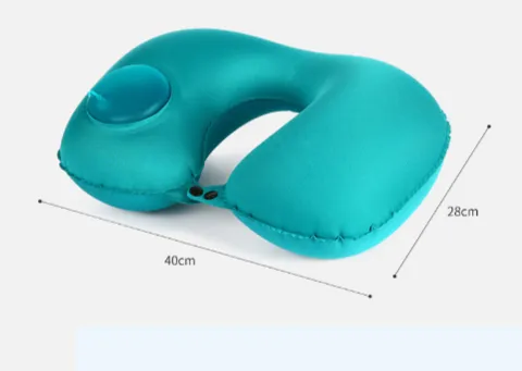 U-Shaped Inflatable Travel Pillow