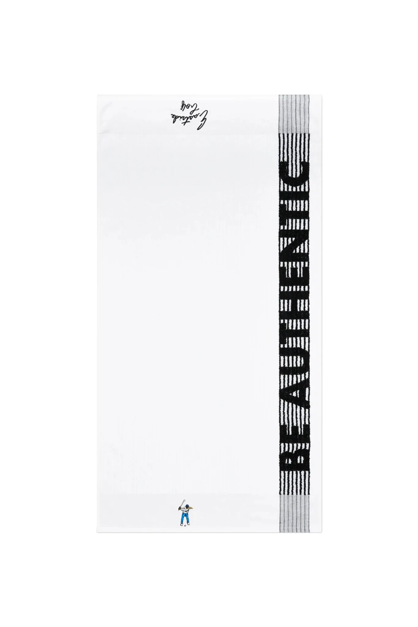 White Black Be Authentic Towel