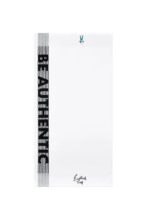 White Black Be Authentic Towel
